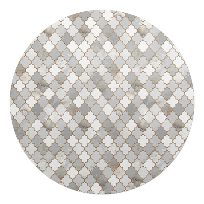 Podložka pod stoličku okrúhla Arabeskná mozaika