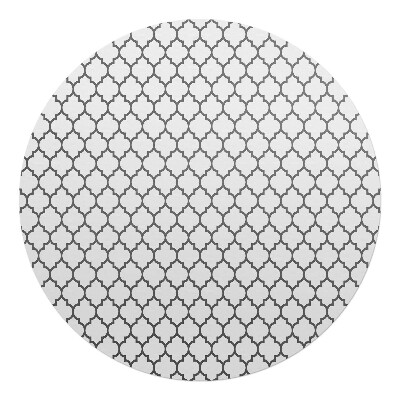 Podložka pod kolieskovú stoličku okrúhla Geometrický vzor