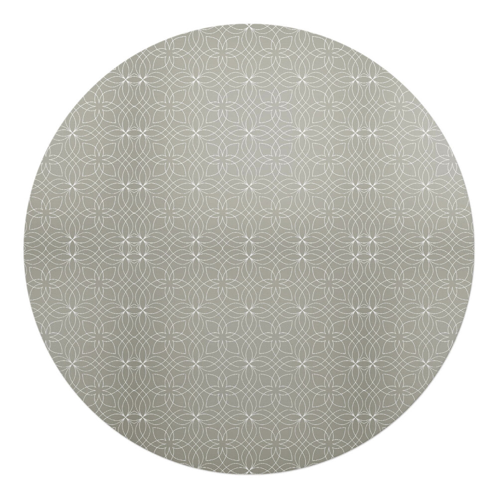 Podložka pod stoličku okrúhla Geometrický ornament