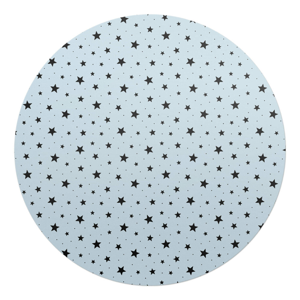 Podložka pod kolieskovú stoličku okrúhla Hviezdy na pozadí