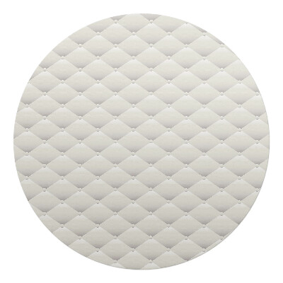 Podložka pod kolieskovú stoličku okrúhla Prešívaný elegantný vzor