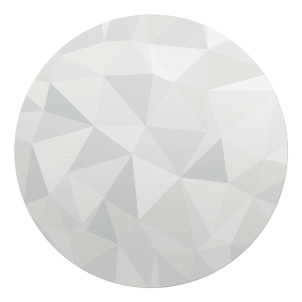Podložka pod kolieskovú stoličku okrúhla Geometrický 3D vzor