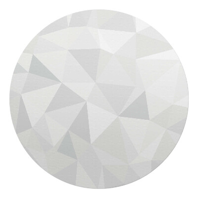 Podložka pod kolieskovú stoličku okrúhla Geometrický 3D vzor
