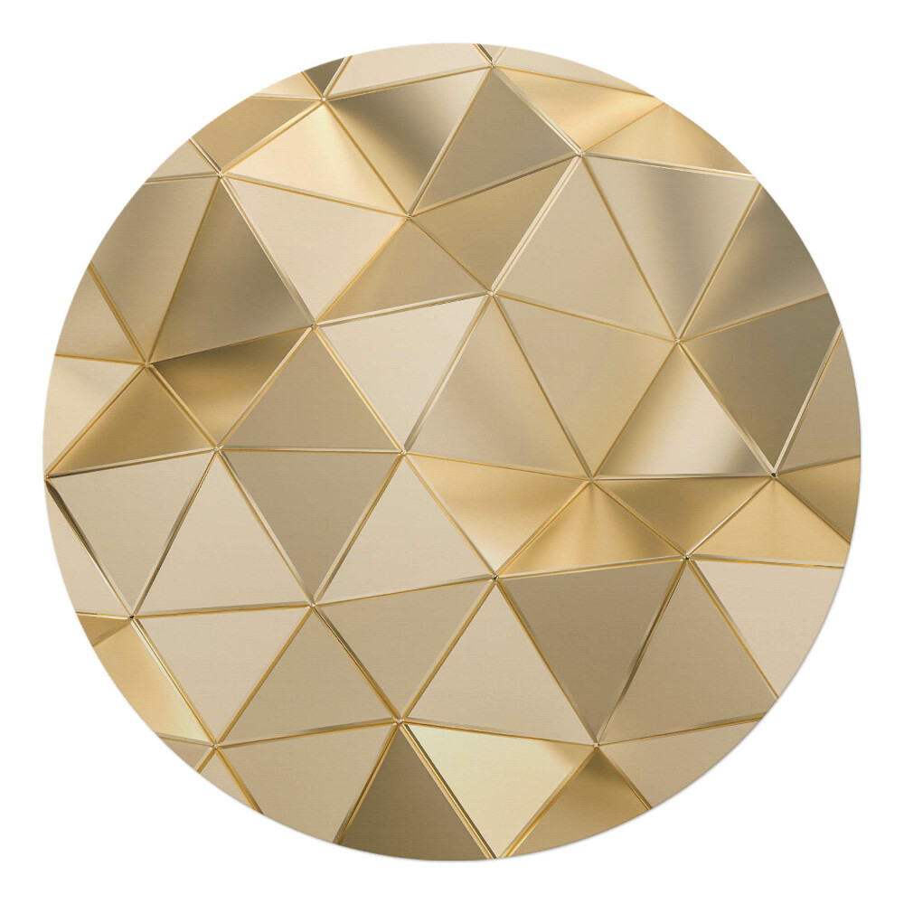 Podložka pod kolieskovú stoličku okrúhla Geometrický 3D vzor