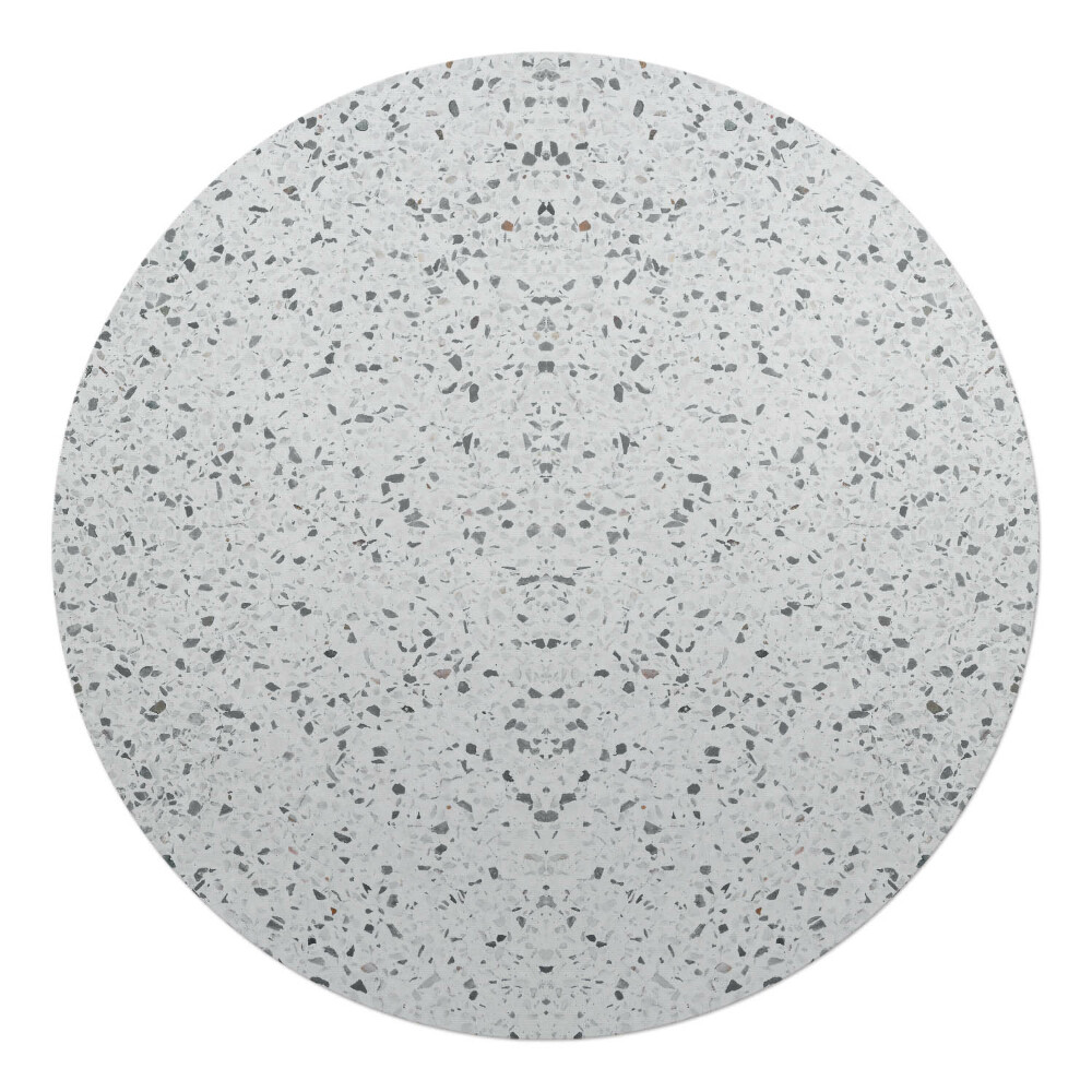 Podložka pod stoličku okrúhla Terazzová symetria