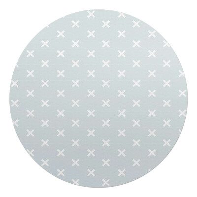 Podložka pod kolieskovú stoličku okrúhla Kríže na pozadí