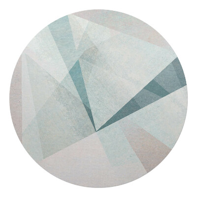 Podložka pod kolieskovú stoličku okrúhla Geometrické tvary