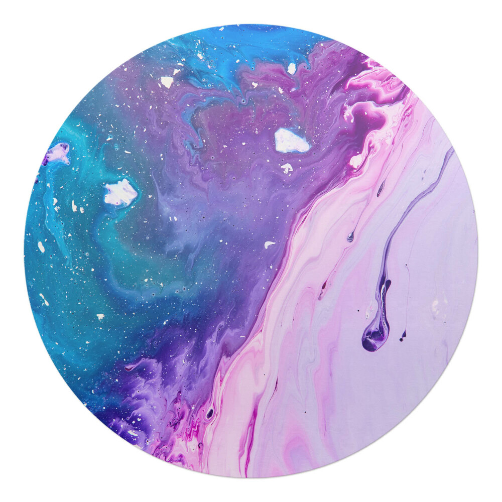 Podložka pod kolieskovú stoličku okrúhla Abstraktná vlna