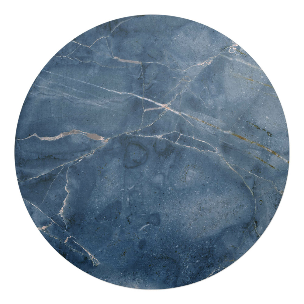 Podložka pod kolieskovú stoličku okrúhla Mramorové žily