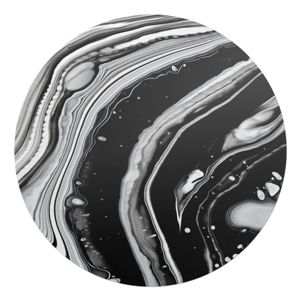 Podložka pod kolieskovú stoličku okrúhla Abstraktné vlny