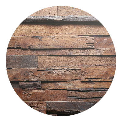 Podložka pod kolieskovú stoličku okrúhla Drevená textúra