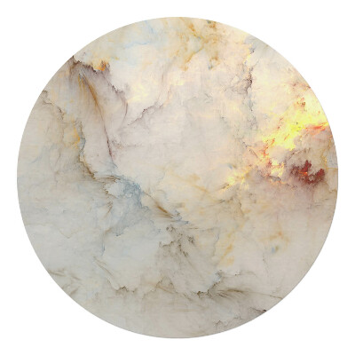 Podložka pod kolieskovú stoličku okrúhla Abstraktný oblak