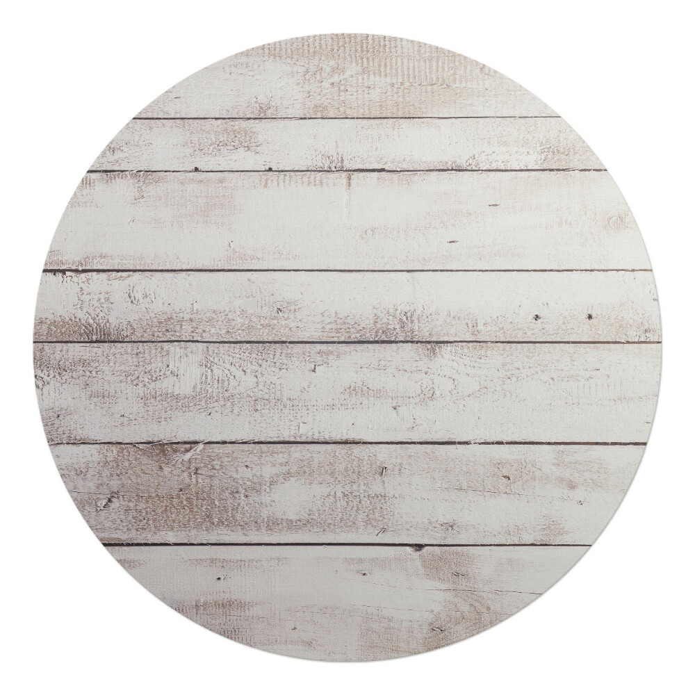 Podložka pod stoličku na kolieskach okrúhla Drevená textúra