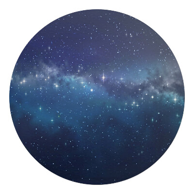 Podložka pod stoličku okrúhla Hviezdna noc