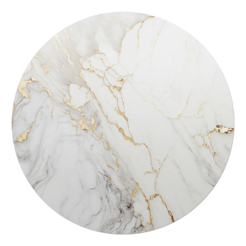 Podložka pod stoličku okrúhla Mramorové žily