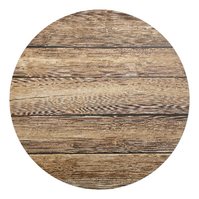 Podložka pod kolieskovú stoličku okrúhla Drevené dosky na pozadí