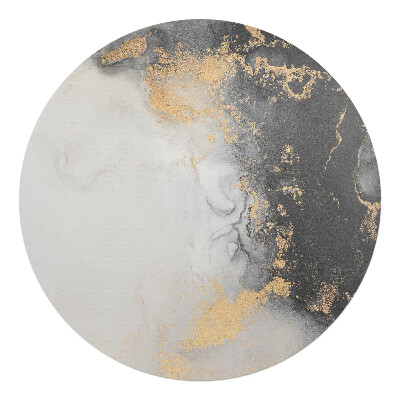 Podložka pod stoličku na kolieskach okrúhla Abstraktný mramor