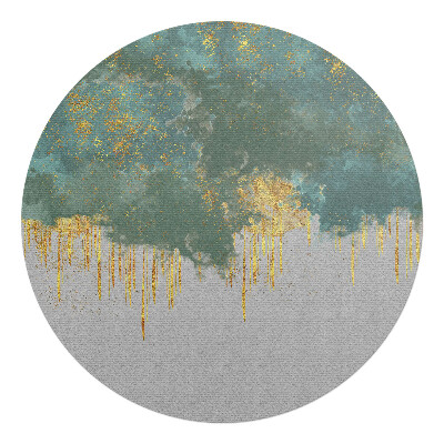 Podložka pod stoličku okrúhla Abstraktné pruhy