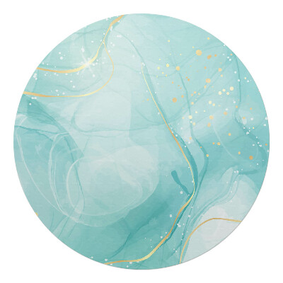 Podložka pod stoličku okrúhla Abstraktný vír