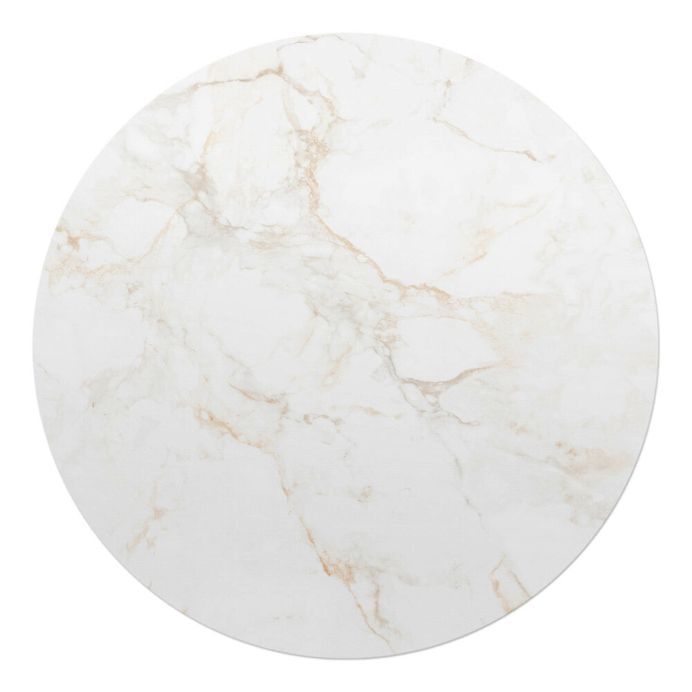 Podložka pod kolieskovú stoličku okrúhla Mramorové žily