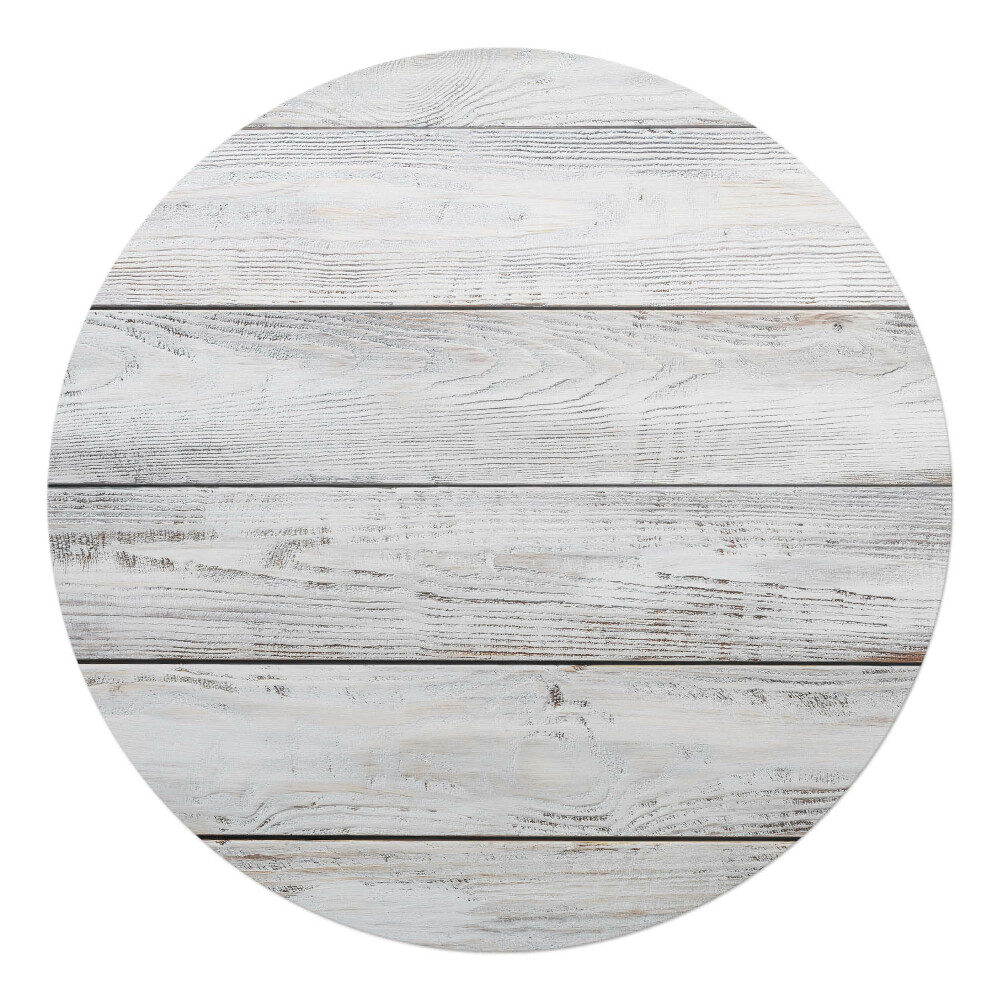 Podložka pod stoličku okrúhla Retro drevené dosky