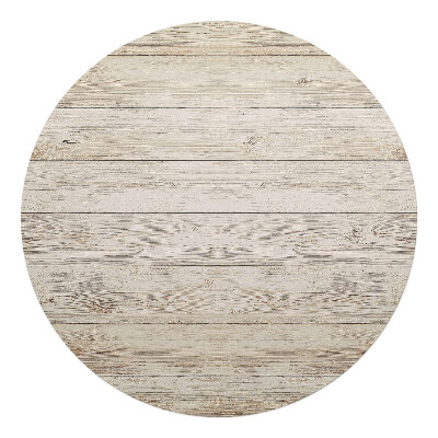 Podložka pod stoličku na kolieskach okrúhla Drevená textúra