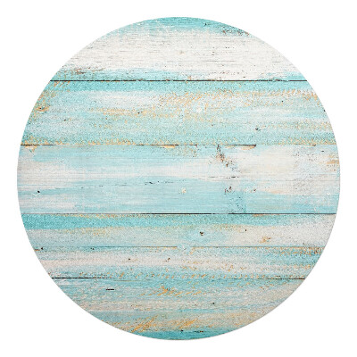 Podložka pod kolieskovú stoličku okrúhla Pastelové drevo