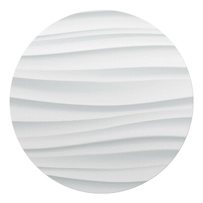 Podložka pod stoličku na kolieskach okrúhla 3D vlnovky