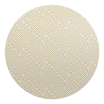 Podložka pod kolieskovú stoličku okrúhla Geometrické bludisko