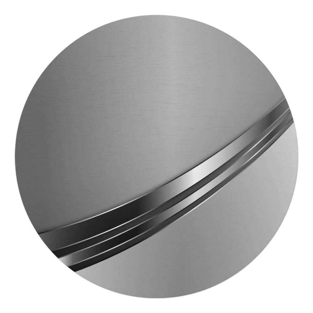 Podložka pod stoličku okrúhla Kovové čiary