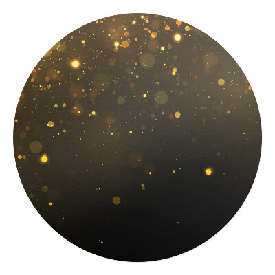 Podložka pod stoličku na kolieskach okrúhla Svetelné bodky