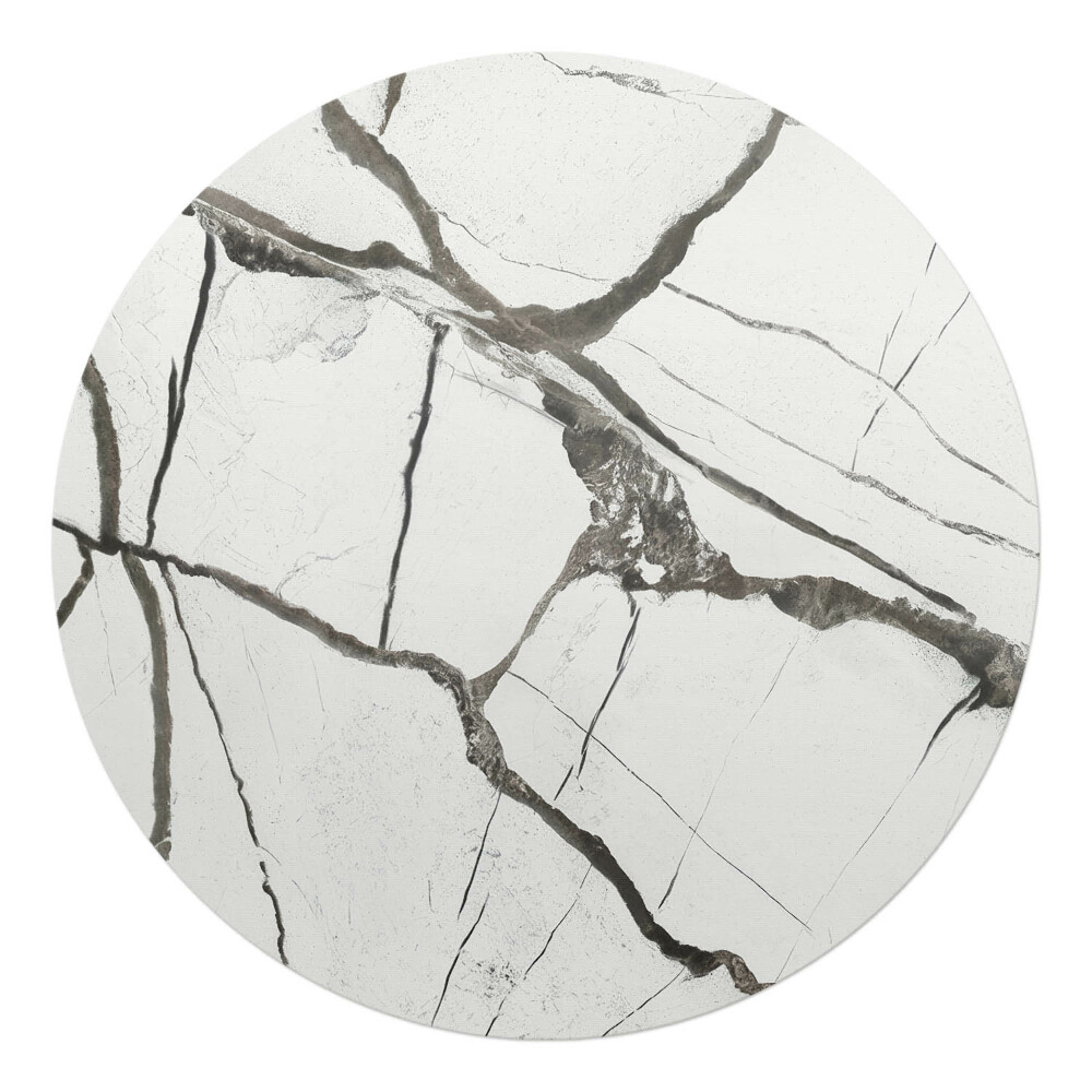 Podložka pod stoličku okrúhla Mramorové praskliny
