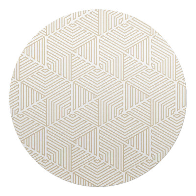 Podložka pod kolieskovú stoličku okrúhla Geometrické bludisko