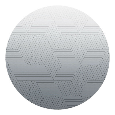 Podložka pod stoličku na kolieskach okrúhla Geometrické čiary