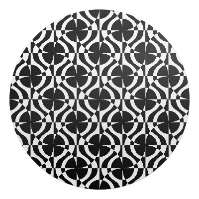 Podložka pod stoličku okrúhla Geometrický vzor