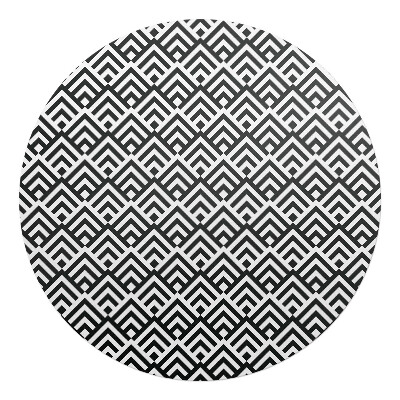 Podložka pod stoličku okrúhla Geometrický vzor