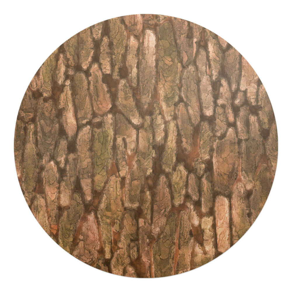 Podložka pod kolieskovú stoličku okrúhla Prírodná stromová kôra