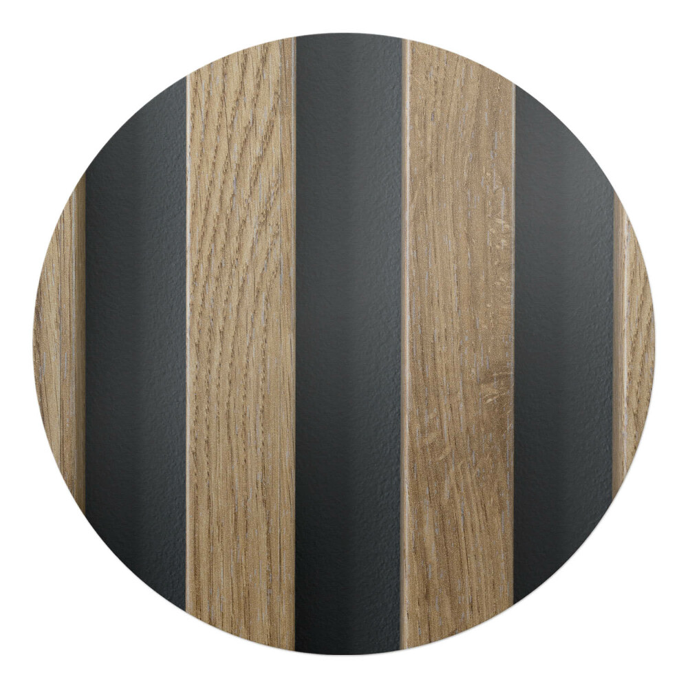 Podložka pod kolieskovú stoličku okrúhla Drevené lamely