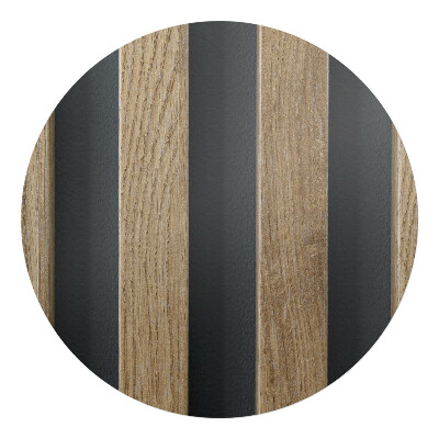Podložka pod kolieskovú stoličku okrúhla Drevené lamely