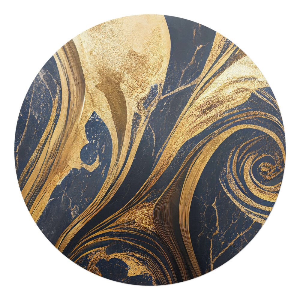 Podložka pod kolieskovú stoličku okrúhla Abstraktné viery