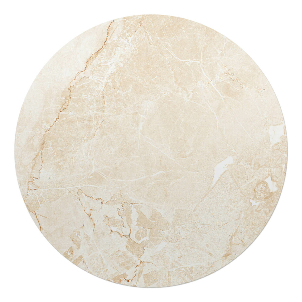 Podložka pod kolieskovú stoličku okrúhla Mramorové žily