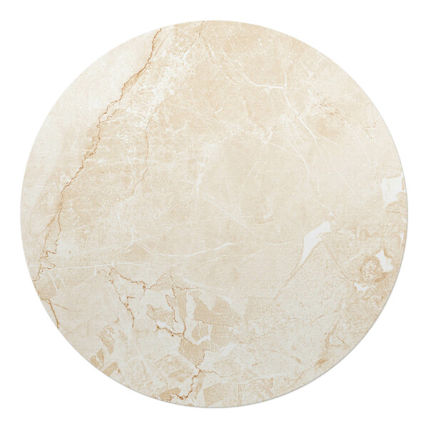 Podložka pod kolieskovú stoličku okrúhla Mramorové žily