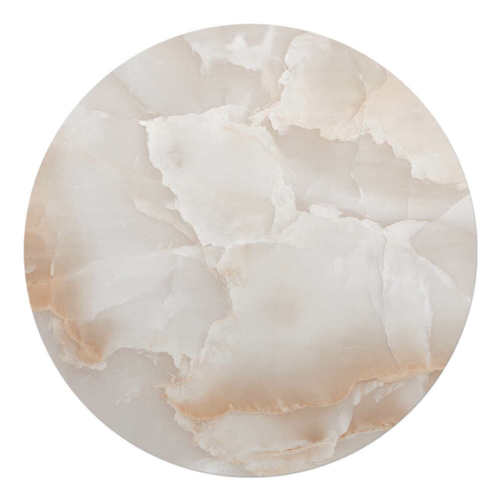 Podložka pod kolieskovú stoličku okrúhla Mramorová textúra