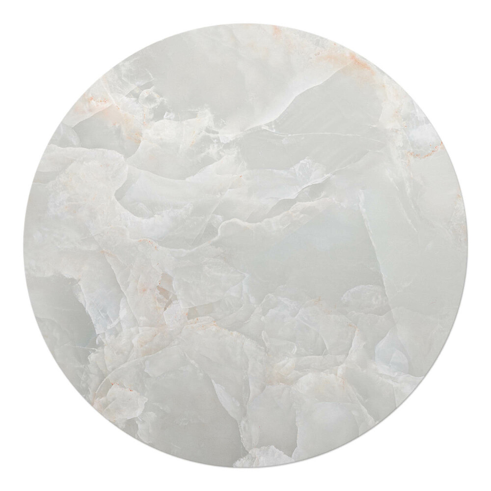 Podložka pod stoličku na kolieskach okrúhla Mramorová textúra