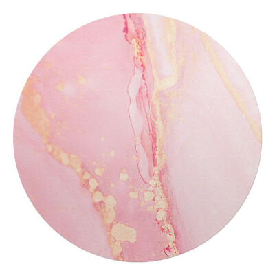 Podložka pod stoličku na kolieskach okrúhla Pastelový mramor