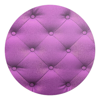 Podložka pod kolieskovú stoličku okrúhla Prešívaný vzor čalúnenia