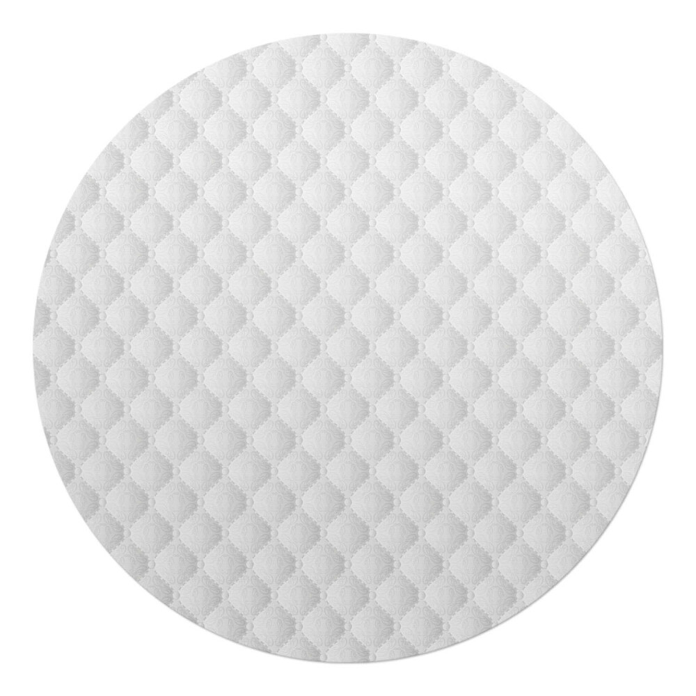 Podložka pod kolieskovú stoličku okrúhla Geometrický 3D vzor