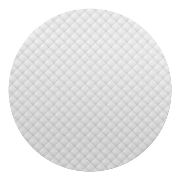 Podložka pod stoličku na kolieskach okrúhla 3D prešívaný vzor