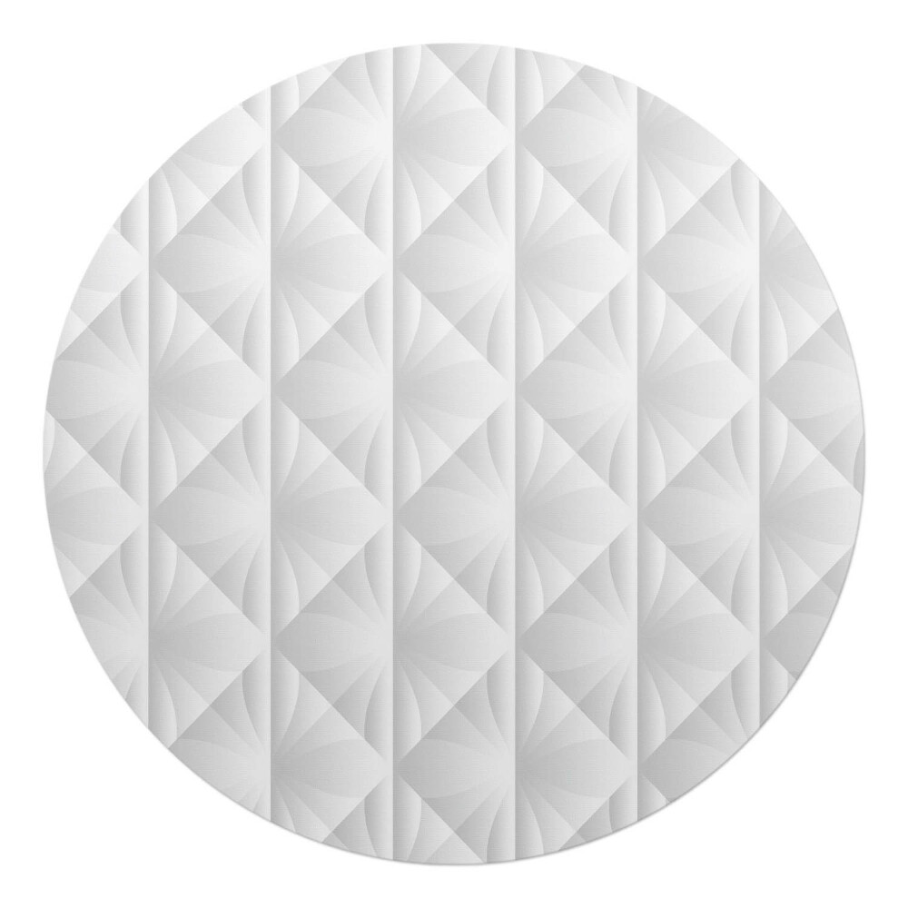 Podložka pod stoličku okrúhla Geometrický 3D vzor