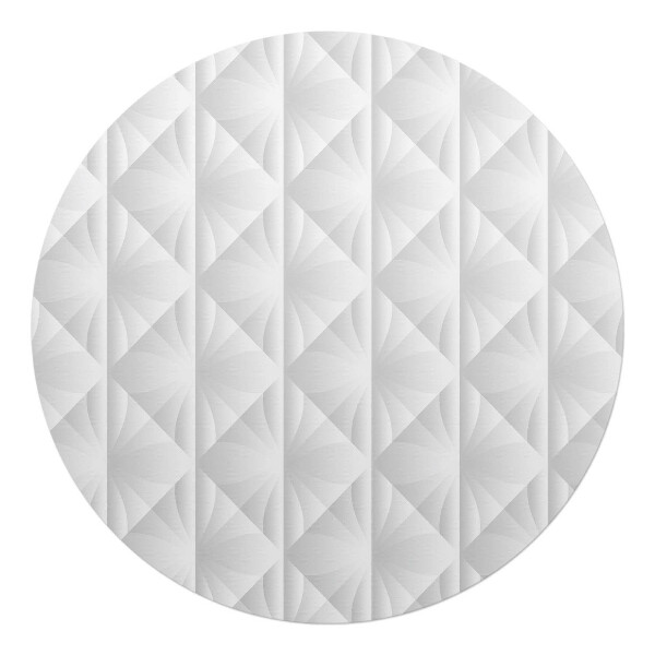 Podložka pod stoličku okrúhla Geometrický 3D vzor